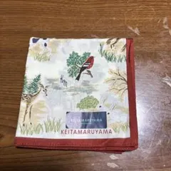新品　KEITAMARUYAMA ハンカチ 動物柄 ライトブルーのサムネイル