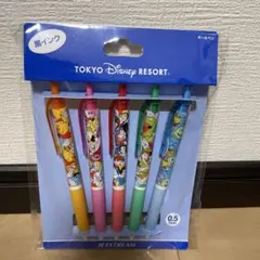 東京ディズニーリゾート ボールペン5本セット 0.5mm ジェットストリーム