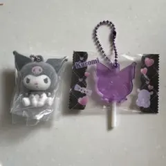 サンリオ　ふわふわフロッキーマスコットクロミ