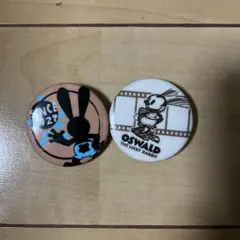 オズワルド・ザ・ラッキー・ラビット缶バッジ2個セット - メルカリ