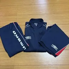 UMBRO ネイビー/レッド トラックジャケット　セットアップ　M size