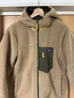 patagonia リバーシブルボアジャケット 茶色　XXL