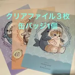 モフサンド　くら寿司 クリアファイル 3枚セット　くら寿司