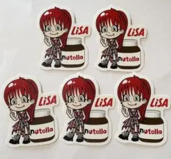 LiSA×ヌテラ nutella ステッカー 5点セット バラ売り不可
