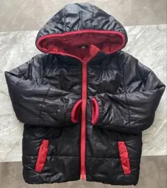 キッズアウター　黒赤
