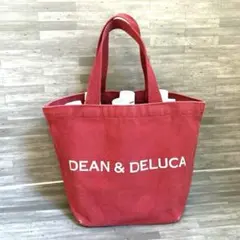 DEAN &DELUCAトートバッグ　キャンパス　ワインレッド　バーガンディ
