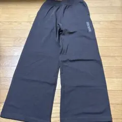 UNIQLO ウォームフリースストレートパンツ　S ダークブラウン　タグ付き新品
