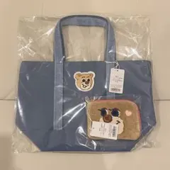 フェイラー オールドテディトートバッグ ドアップテディガール L字ポーチ セット