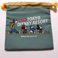 ディズニー　ディズニーリゾート　ディズニーオンラインストア　巾着