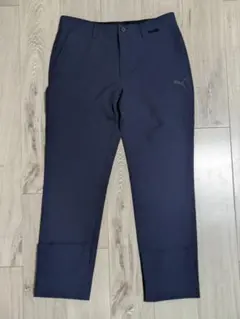 【未使用品】PUMAGOLF ジェネラルテーパードパンツ ネイビー Lサイズ