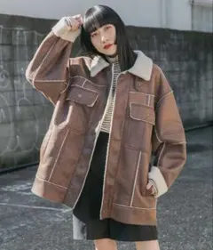 新品未使用未開封 KBF オーバーサイズボアジャケット