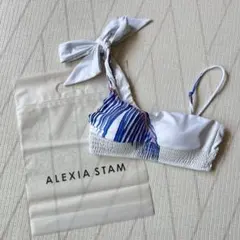 ALEXIASTAM 水着 ミントグリーン フリルビキニトップ - メルカリ