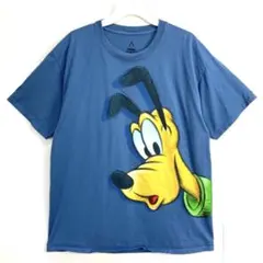 HanesヘインズDisneyディズニーキャラクターTシャツプルート両面プリント