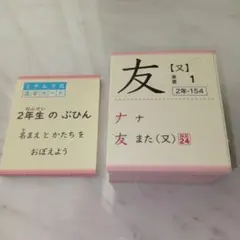 ミチムラ式漢字カード2年生用