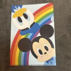 【期間限定出品】香港ディズニーランド ミッキー ドナルド クリアファイル