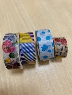 mt マスキングテープ4個セット まとめ売り 花柄