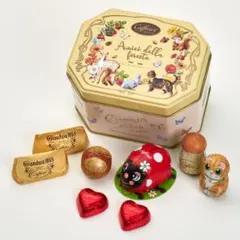 新品2,160円カファレル チョコレート缶 アミーチ・デッラ・フォレスタ 猫柄のサムネイル