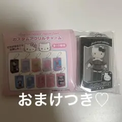 ハローキティ カスタムアクリルチャーム　チェック　おまけつき　万博　サンリオ