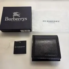 Burberry 黒 コインケース　ノバチェック