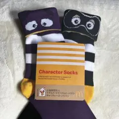 マクドナルド キャラクター　靴下　チャリティーソックス