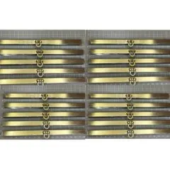 文镇口金，古金圆穴，20個セット 約19cm