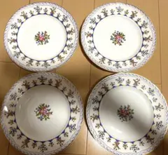 BERNARDAUD リモージュ シャトーブリアン 20cm皿 4枚 フランス製