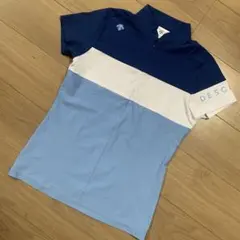 DESCENTE GOLF レディース 半袖シャツ ネイビー L
