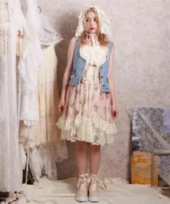 新品タグ付き★アクシーズファムブーケレースキャミチュニックワンピース懐古シリーズ