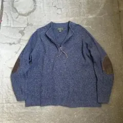【00s】Eddie Bauer ハーフジップ ニット
