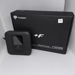 FUJISOFT モバイルルーター FS030W ブラック