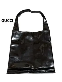 良品✨GUCCI がま口 ワンハンドバッグ パテントレザー エナメル ブラック 2025年最新】グッチ エナメル バッグの人気アイテム - メルカリ