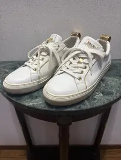 【大幅値下げ！高級】BALMAIN バルマン レザースニーカー　41