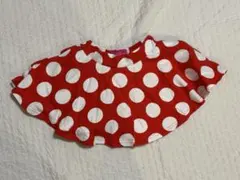 ディズニー 赤白水玉スカート 100