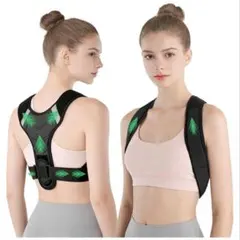 姿勢サポーター 背中サポーター 巻き肩 背筋ベルト 背中 猫背ベルト M