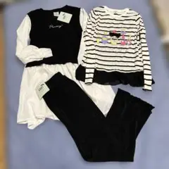 140 ロンT チュニック　シャツ　パンツ　ズボン セット