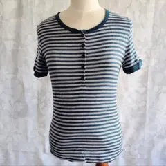 GEORGES RECH ストライプ 半袖Tシャツ