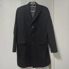 ユニクロ +J カシミヤ混 チェスターコート 黒 S 初期 ジルサンダー