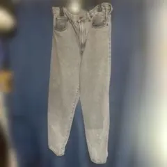 GU ジーユー バギージーンズ 05 GRAY 33インチ