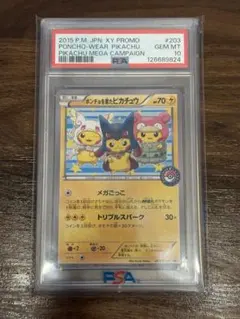 2025年最新】ポンチョピカチュウpsa10の人気アイテム - メルカリ