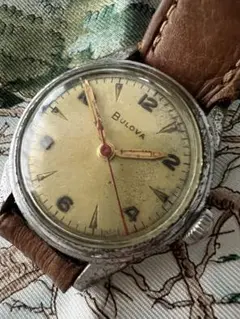 Bulova 手巻き時計 シルバー/ブラウン 楽天市場】ブローバ 手巻きの通販