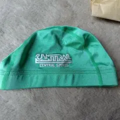 セントラルスポーツ　水泳帽子 　緑