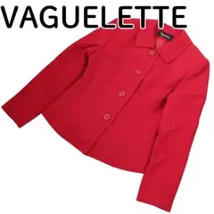 Vaguelette レディース レッド ジャケット 肩パット付き SA-60
