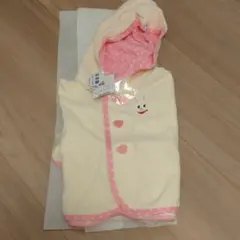 ミキハウス ポンチョ フリー70-90cm ＵＶカット