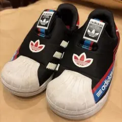 アディダスadidasベビースリッポンスニーカー　15センチ