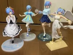 Re:ゼロから始める異世界生活 リゼロ レム フィギュア 4体セット