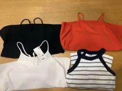UNIQLO クレープジャージーブラキャミソール　ホルターネックブラタンクトップ
