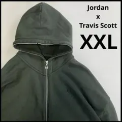 ナイキ×カクタスジャック Travis Scott 刺繍ロゴ パーカー XXL