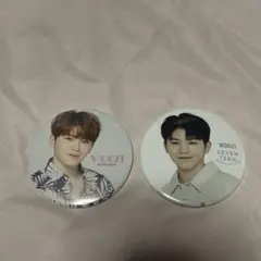 WOOZI SEVENTEEN 缶バッジ 2個セット