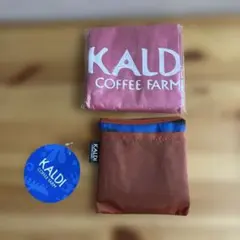 SALE☆KALDI カルディいきものがたり&コットンエコバッグスモーキーピンク