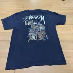 希少 L stussy 北斎 侍 サムライ T 古着 ブラック - メルカリ